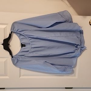 New Directions blouse, Sz XL, light blue